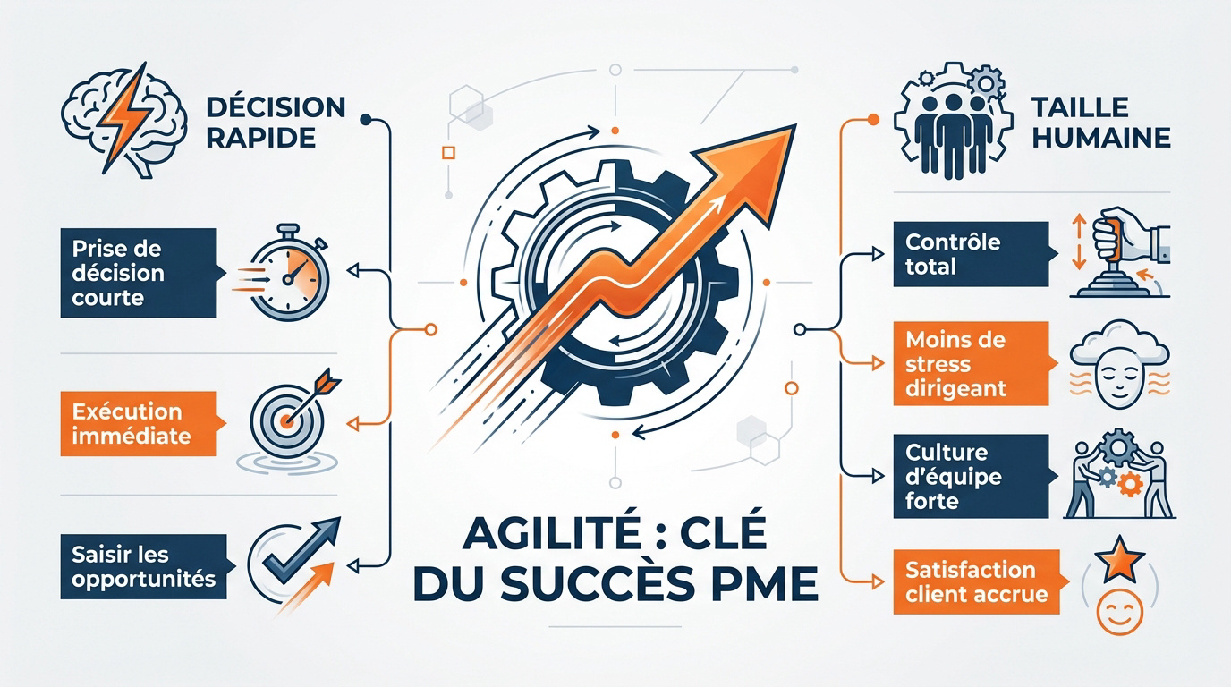 L'agilité stratégique et la prise de décision rapide en petite entreprise
