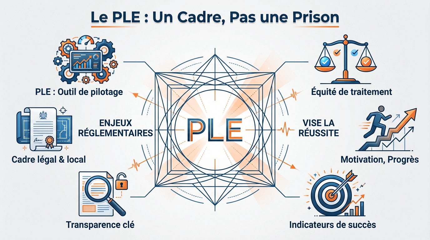 Illustration d'un cadre de projet local d'évaluation