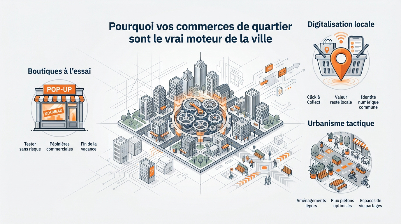 Commerce de proximité et dynamisme urbain
