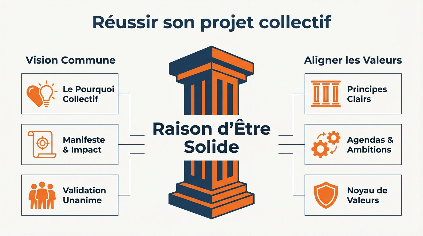 Collaboration d'équipe pour réussir un projet collectif local