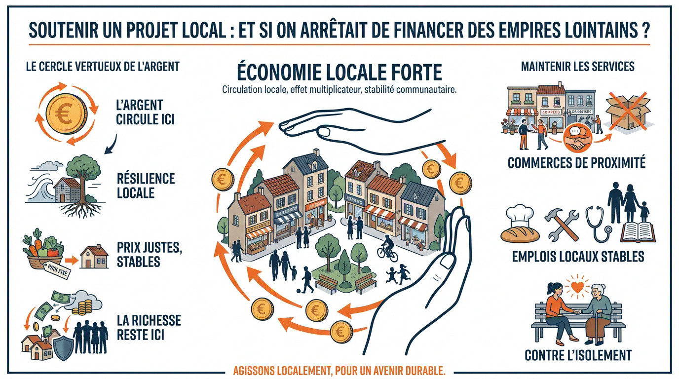 Soutenir le local et l'économie de proximité