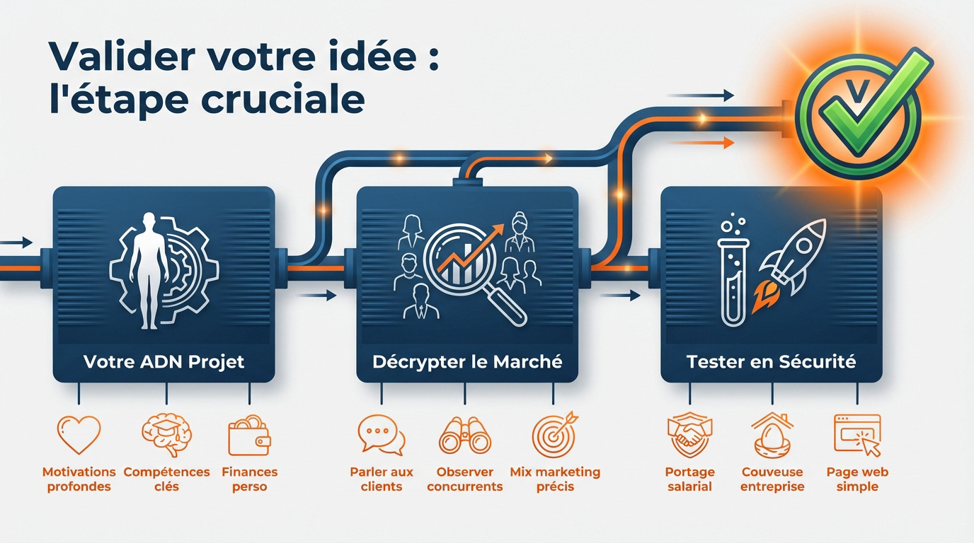 Validation d'un projet de création d'entreprise locale