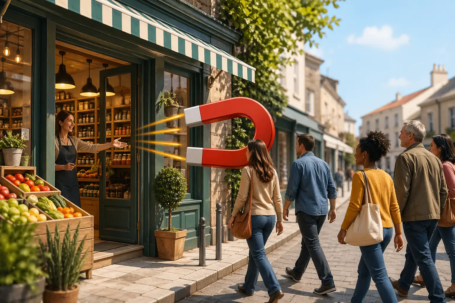 Commerce local attirer plus de clients